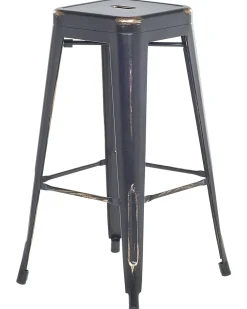 Sæt af 2 barstole CABRILLO Metal Sort