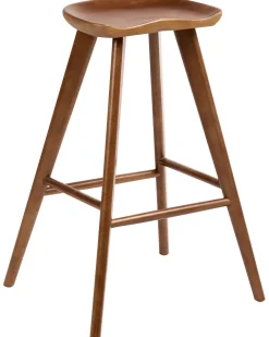 Sæt af 2 barstole CANDO Brun