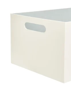 Sæt af 3 bokse LARSA Kunstlæder Beige