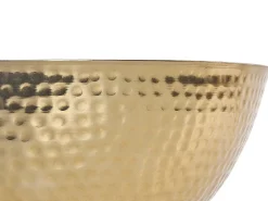 Sæt af 3 dekorative skåle BARU Metal Guld