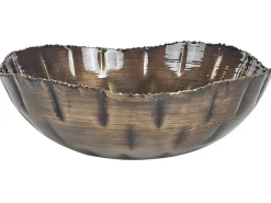 Sæt af 3 dekorative skåle PINANG Metal Messing