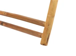 Sæt af 2 dækstole ATRANI Bambus Lys Beige