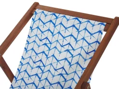 Sæt af 2 erstatningsbetræk til liggestol ANZIO/AVELLINO 113 x 44 cm Blå