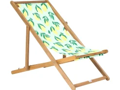 Sæt af 2 erstatningsbetræk til liggestol ANZIO/AVELLINO 113 x 44 cm Multifarvet