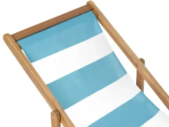 Sæt af 2 erstatningsbetræk til liggestol ANZIO/AVELLINO 113 x 44 cm Turkis