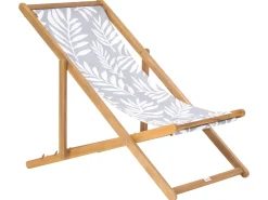 Sæt af 2 erstatningsbetræk til liggestol ANZIO/AVELLINO 113 x 44 cm Grå