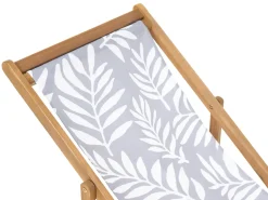 Sæt af 2 erstatningsbetræk til liggestol ANZIO/AVELLINO 113 x 44 cm Grå