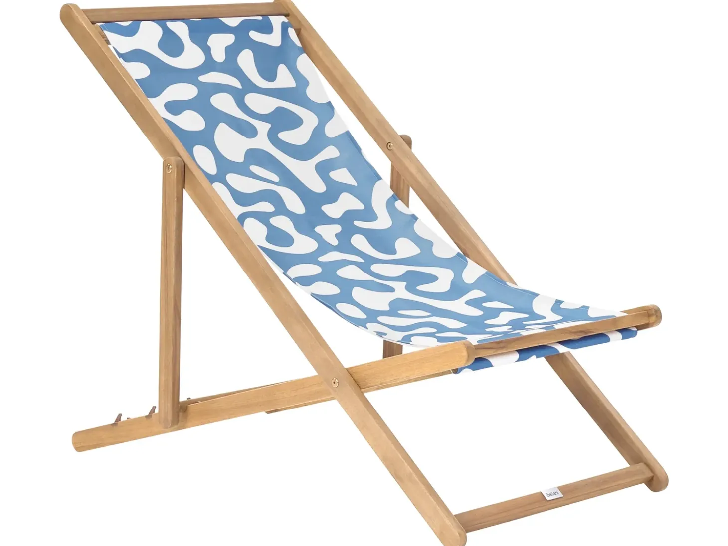 Sæt af 2 erstatningsbetræk til liggestol ANZIO/AVELLINO 113 x 44 cm Blå