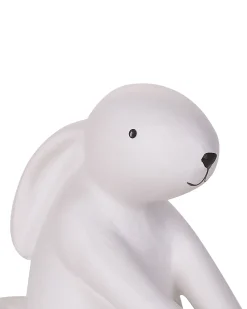 Sæt af 3 figurer Hare BREST Keramik Hvid