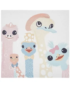Sæt af 3 fotorammer TILLIA Dyre motiv 30 x 30 cm Multifarvet