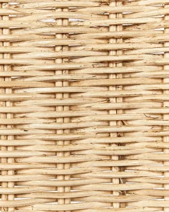 Sæt af 2 gyngestole LAVINIO Rattan Naturlig