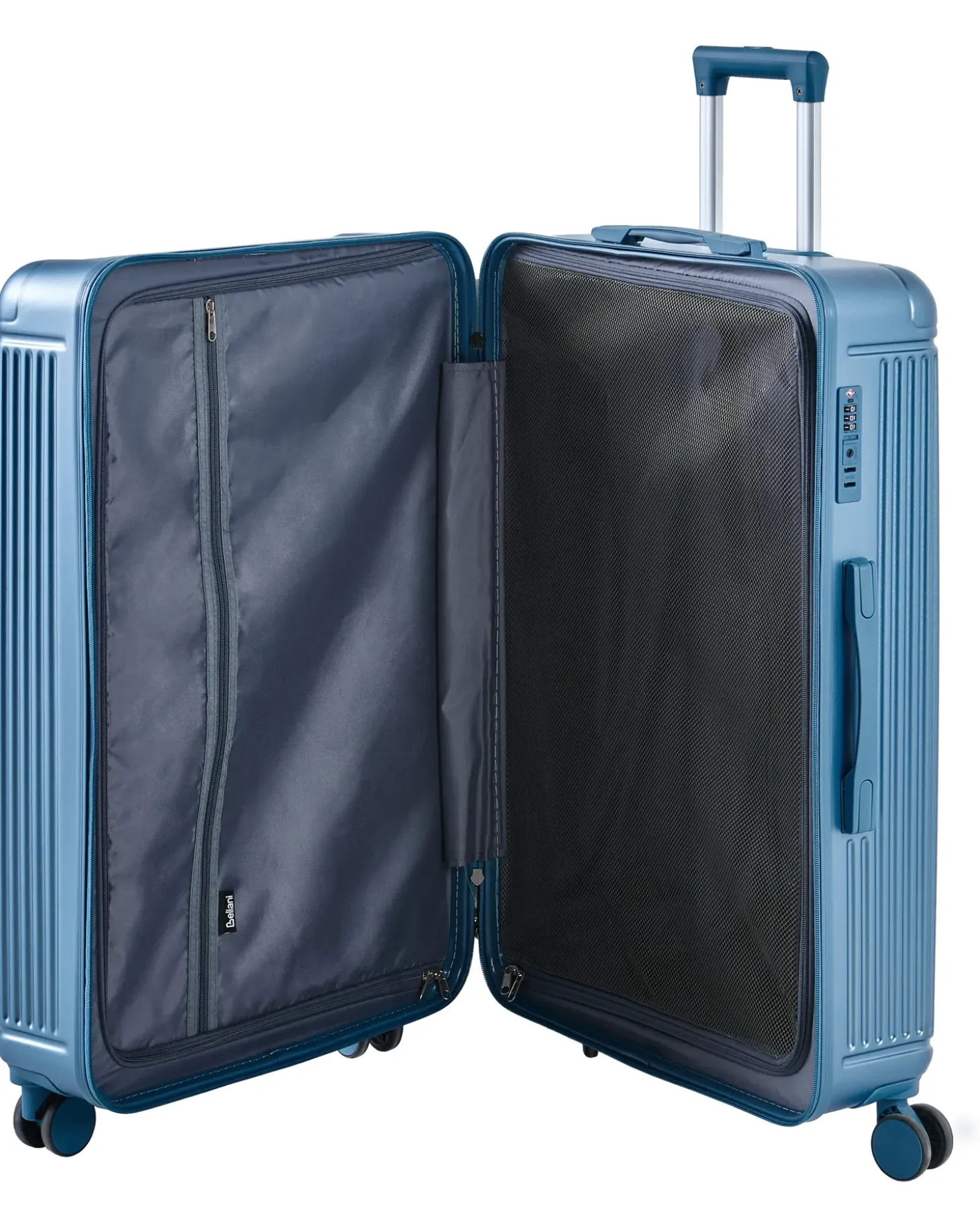 Sæt af 3 hardcase-kufferter MYNTIS Blå