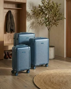 Sæt af 3 hardcase-kufferter MYNTIS Blå