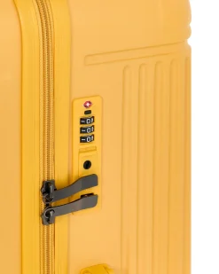Sæt af 3 hardcase-kufferter MYNTIS Gul
