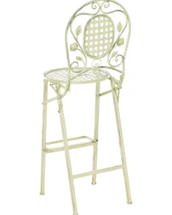 Sæt af 2 have barstole BIVIO Foldbar Metal Lysegrøn