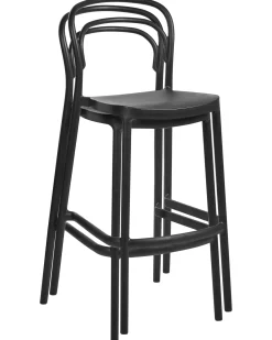 Sæt af 2 have barstole PORANO Sort