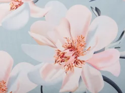 Sæt af 2 havehynder APRICALE Blomstermønster 40 x 40 cm Blå