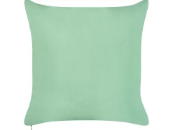 Sæt af 2 havehynder FLYLEAF Plante mønster 45 x 45 cm Grøn