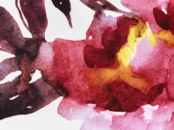 Sæt af 2 havehynder LANROSSO Blomstermønster 40 x 60 cm Lyserød