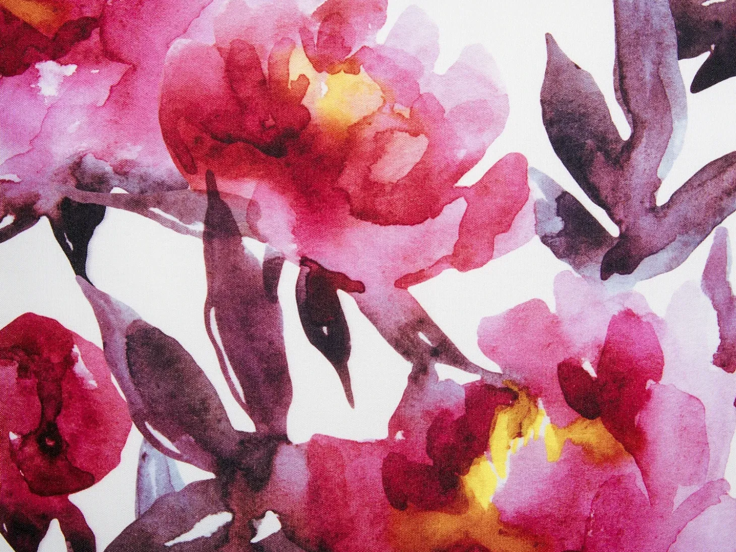 Sæt af 2 havehynder LANROSSO Blomstermønster 40 x 40 cm Lyserød