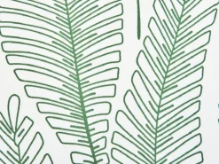 Sæt af 2 havehynder MEADOW Plante mønster 30 x 50 cm Grøn