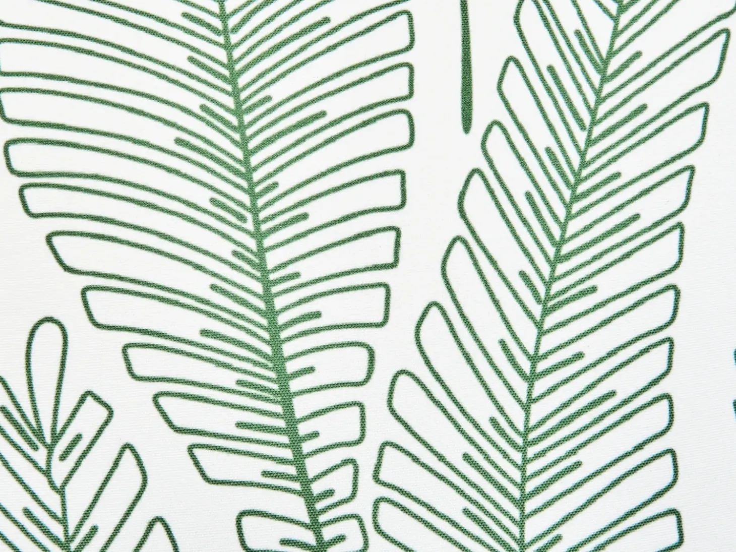 Sæt af 2 havehynder MEADOW Plante mønster 30 x 50 cm Grøn