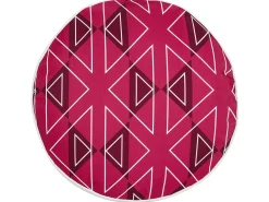 Sæt af 2 havehynder MEZZANO Geometrisk mønster 40 x 40 cm Lyserød