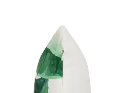 Sæt af 2 havehynder PAVELLI Plante mønster 45 x 45 cm Grøn