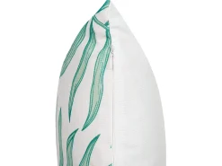 Sæt af 2 havehynder POGGIO Plante mønster 45 x 45 cm Grøn