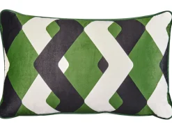 Sæt af 2 havehynder SWAY Geometrisk mønster 30 x 50 cm Multifarvet
