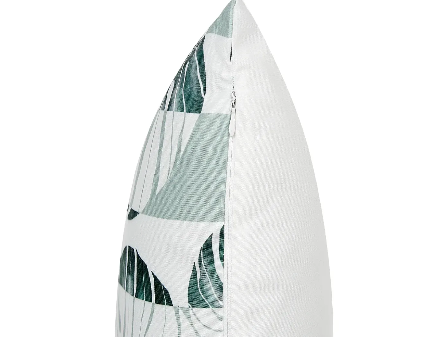 Sæt af 2 havehynder TERMINI Plante mønster 45 x 45 cm Grøn