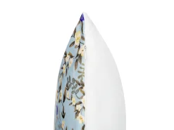 Sæt af 2 havehynder VALLORIA Blomstermønster 40 x 60 cm Blå