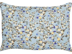 Sæt af 2 havehynder VALLORIA Blomstermønster 40 x 60 cm Blå