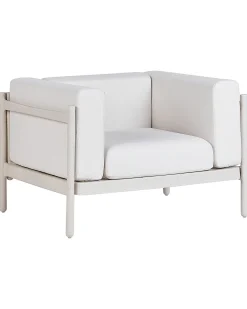 Sæt af 2 havelænestole FERRETTI Lys Beige