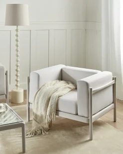 Sæt af 2 havelænestole FERRETTI Lys Beige