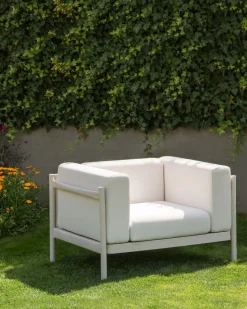 Sæt af 2 havelænestole FERRETTI Lys Beige