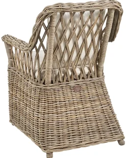 Sæt af 2 havelænestole MAROS II Rattan Naturlig