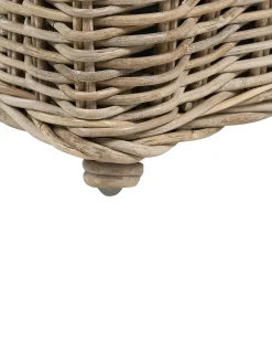 Sæt af 2 havelænestole MAROS II Rattan Naturlig