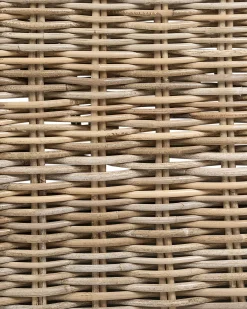 Sæt af 2 havelænestole med hynder SUSUA II Rattan Naturlig