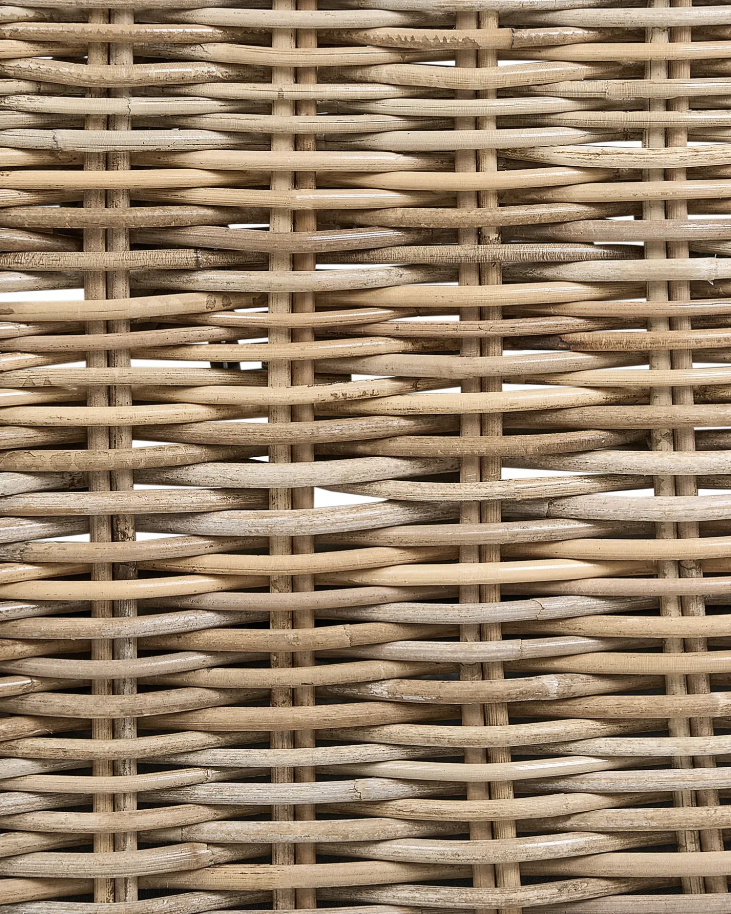 Sæt af 2 havelænestole med hynder SUSUA II Rattan Naturlig