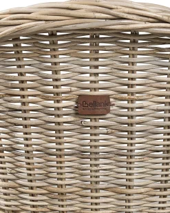 Sæt af 2 havelænestole med hynder SUSUA II Rattan Naturlig
