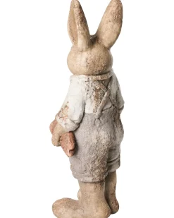 Sæt af 2 havestatuer BAROLO Kanin Multifarvet