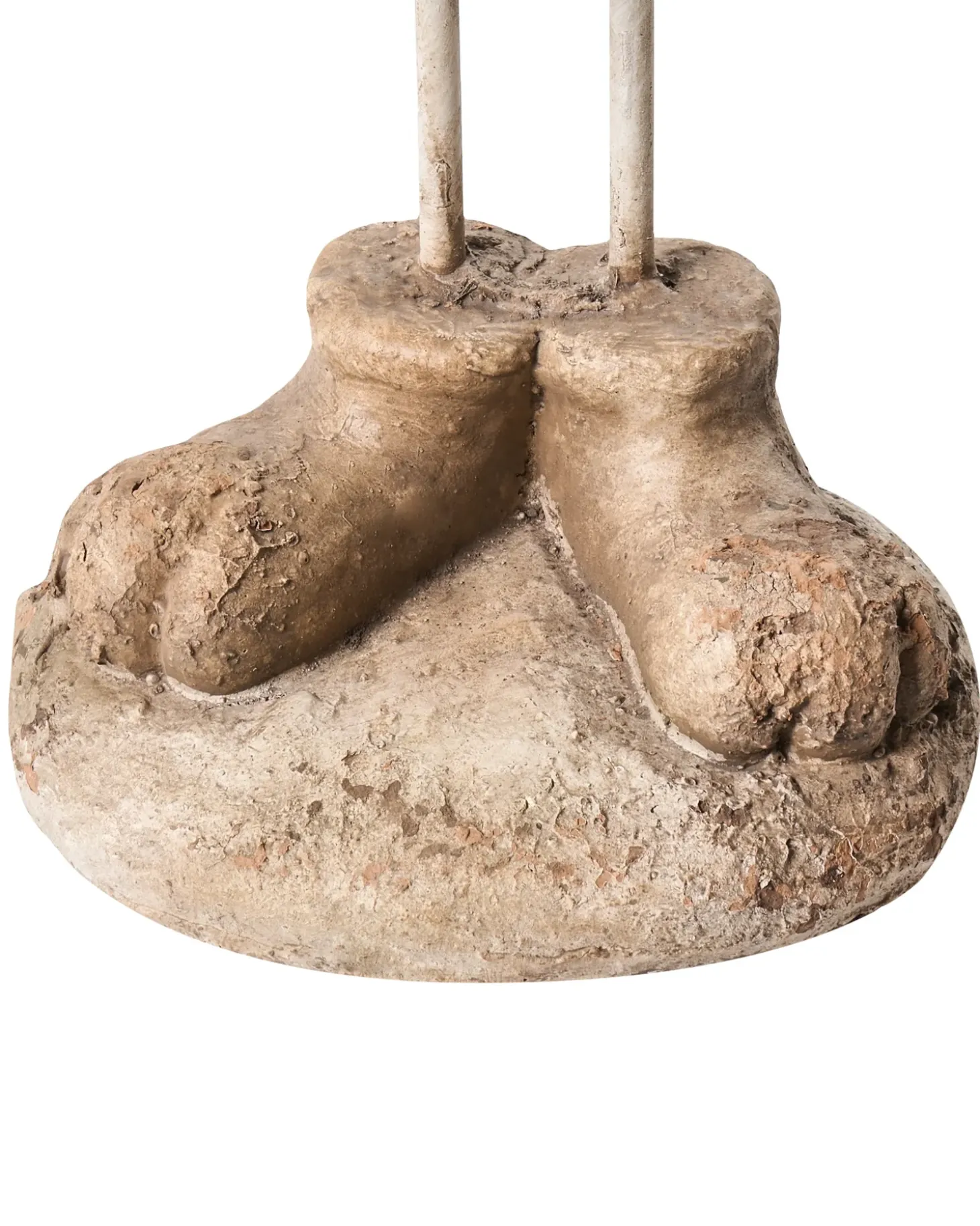 Sæt af 2 havestatuer CALCATA Kanin Multifarvet