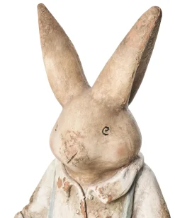 Sæt af 2 havestatuer CALCATA Kanin Multifarvet