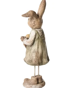 Sæt af 2 havestatuer CALCATA Kanin Multifarvet