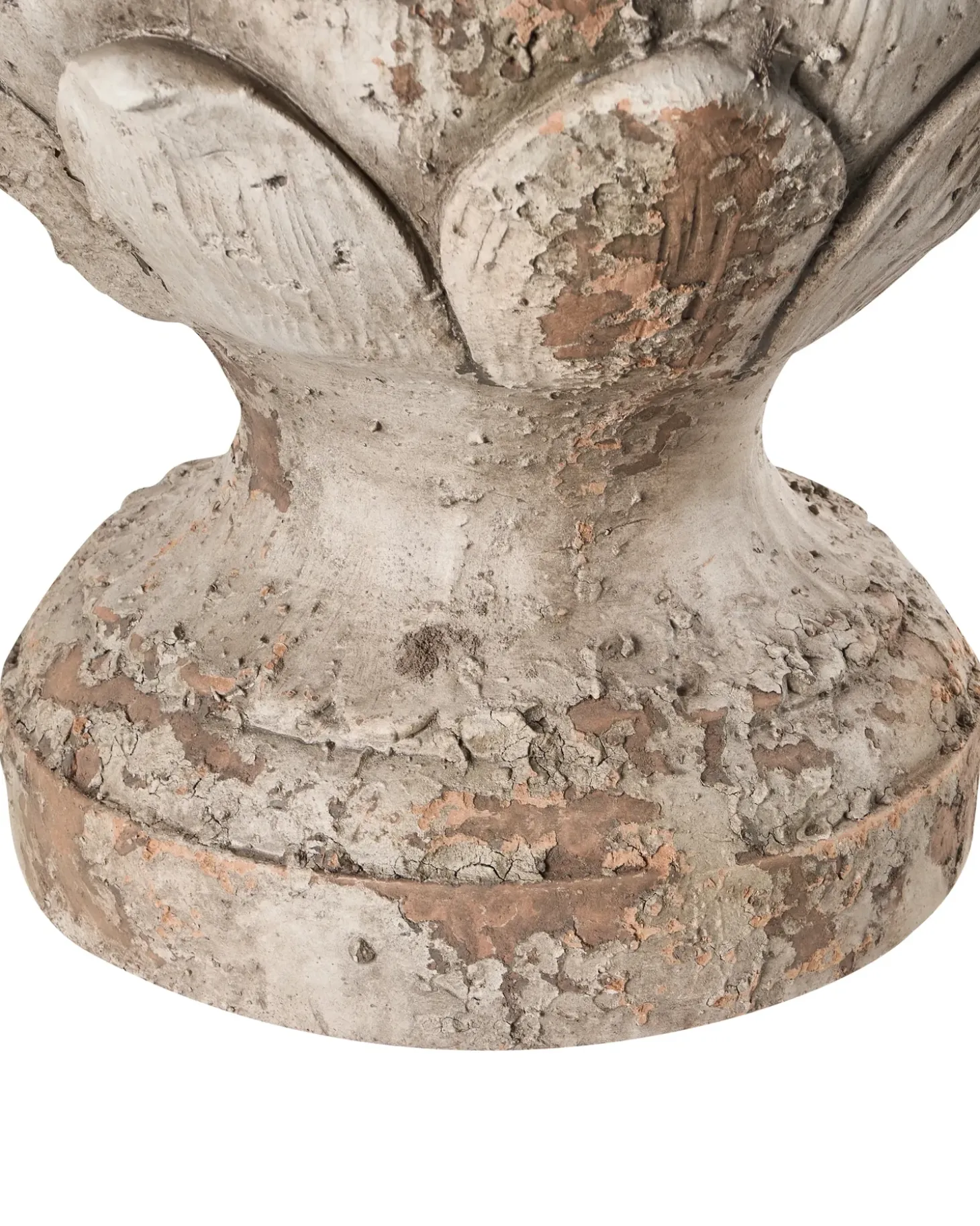 Sæt af 2 havestatuer CORRINALDO Fyrretræskogle Beige