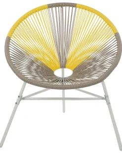 Sæt af 2 havestole ACAPULCO PE-rattan Brungrå