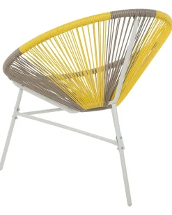 Sæt af 2 havestole ACAPULCO PE-rattan Brungrå