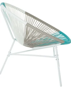 Sæt af 2 havestole ACAPULCO PE-rattan Hvid