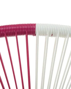 Sæt af 2 havestole ACAPULCO PE-rattan Fuchsia
